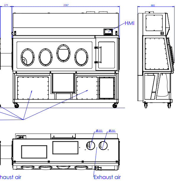 EuroBioConcept ChemoSafe Aseptic Isolator
