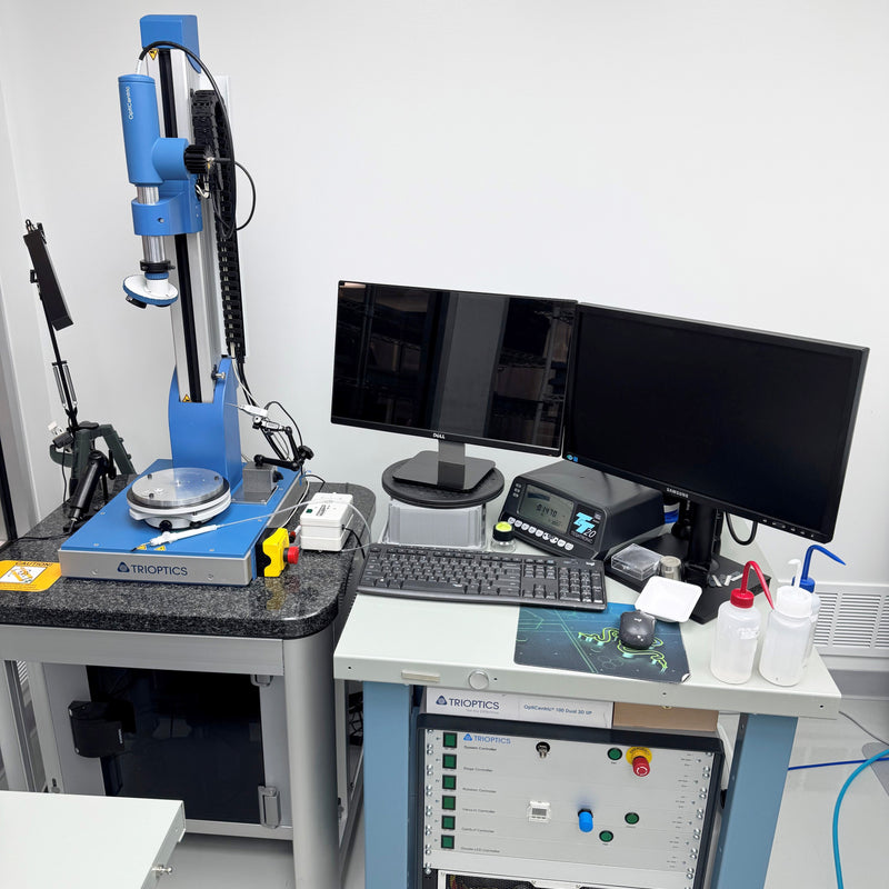 Trioptics Machine Trioptics OptiCentric 3 D 100 Dual Centration Measurement Machine ...