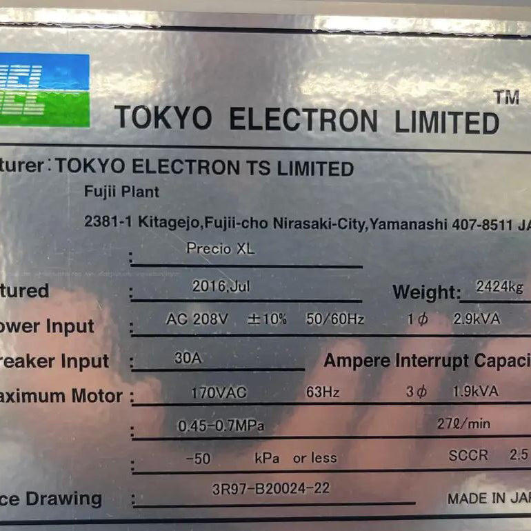 Tel Precio XL Automatic Wafer Prober