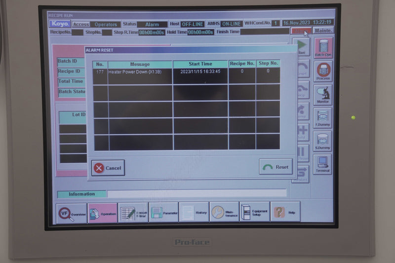 Koyo Thermo VF 5100 Vertical Furnace