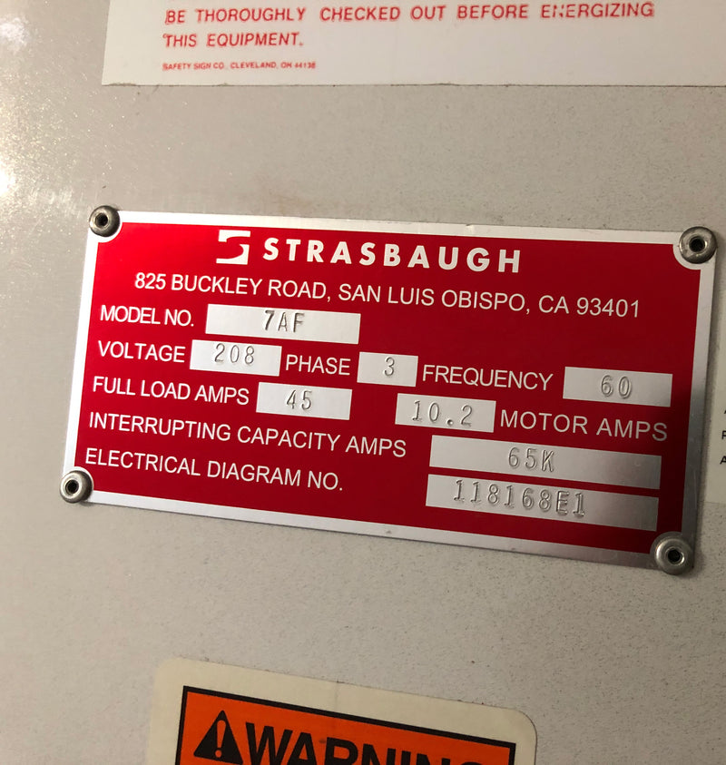 Strasbaugh 7 AF Grinder