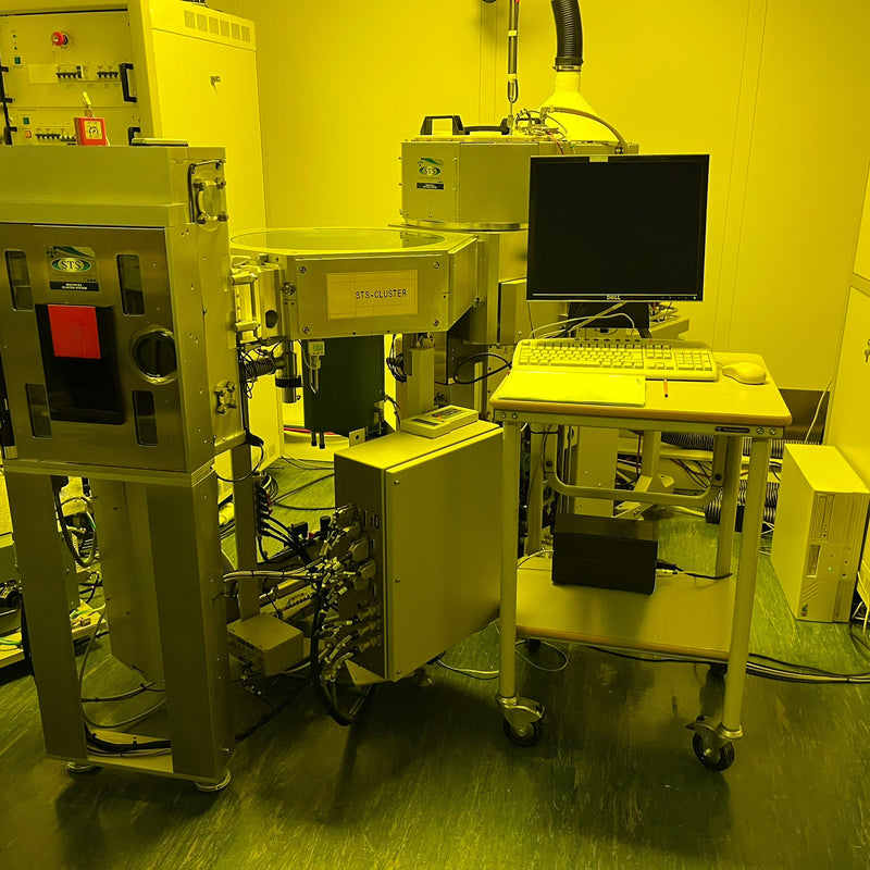 STS Multiplex ICP-DRIE (Inductively Coupled Plasma – Deep Reactive Ion Etcher)