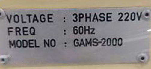 Genesem GAMS 2000 Laser Marker