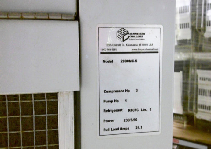 Schreiber 2000 MC-S Chiller