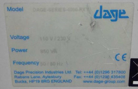 Nordson / Dage Series 4000 PXY Pull & Shear Tester