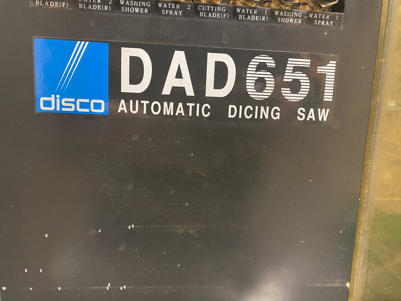 Disco DAD 651 Automatic Dicing Saw