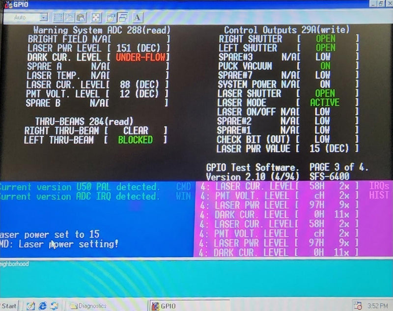 KLA SFS 6420 Wafer Inspection