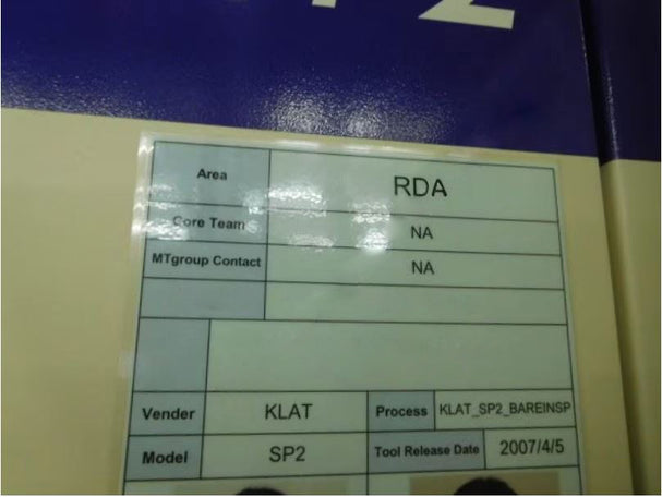 KLA Surfscan SP 2 Particle Defect System