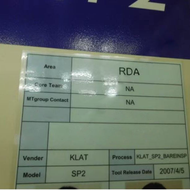 KLA Surfscan SP 2 Particle Defect System