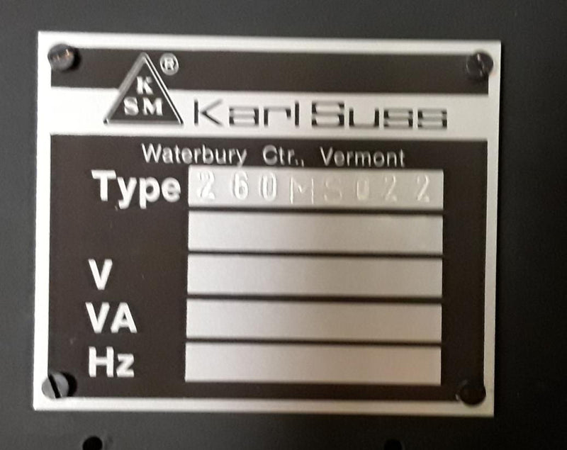 SUSS MJB 3 Mask Aligner