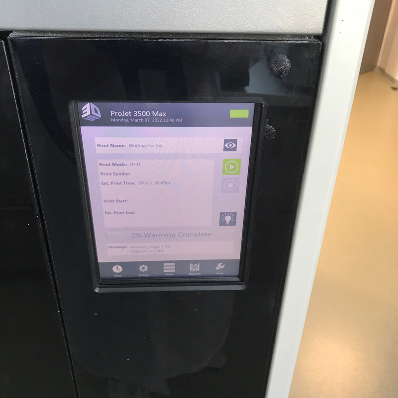 3D Systems ProJet 3500 HD Max 3D Resin Printer