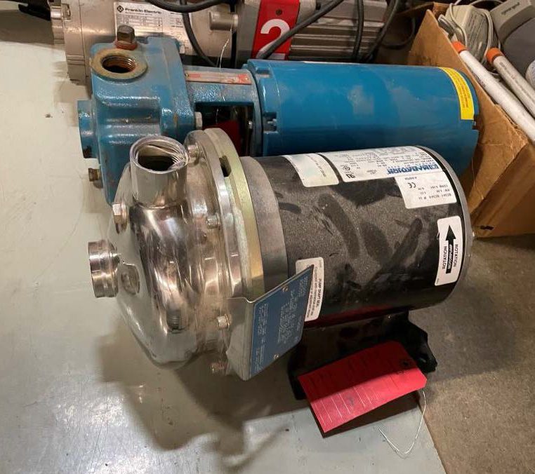 Marathon Electric Stainless Steel Portable Chiller Pump