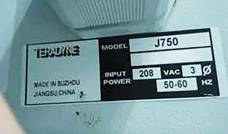 Teradyne J 750 EX Tester