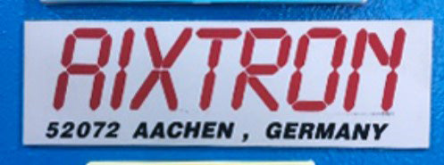 Aixtron AIX 200 / 4 RFS MOCVD (Metal Organic Chemical Vapor Deposition)