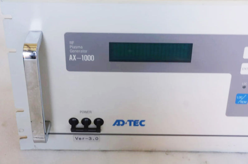 Adtec AX 1000 RF Plasma Generator