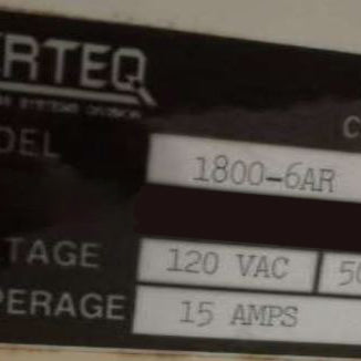 Verteq 1800-6 AL SRD (Spin Rinse Dryer)