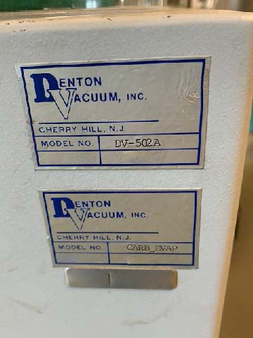 Denton DV 502 A Vacuum Evaporator