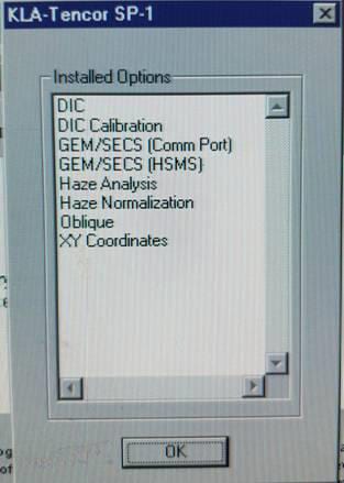 KLA Surfscan SP 1 TBI Particle Defect System