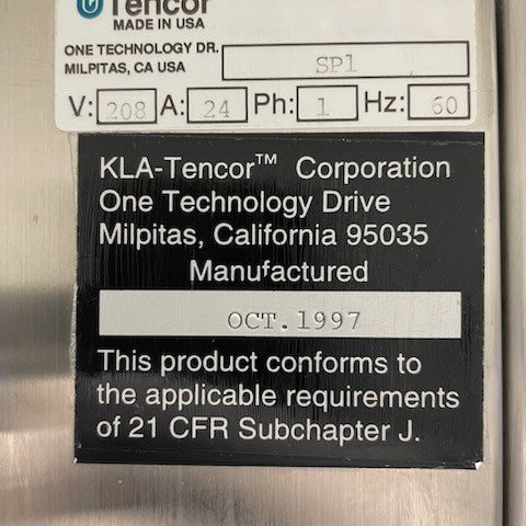 KLA Surfscan SP 1 Classic Particle Defect System