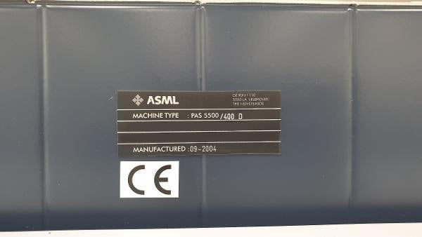 ASML PAS 5500 / 400 i-Line Stepper – Bridge Tronic Global