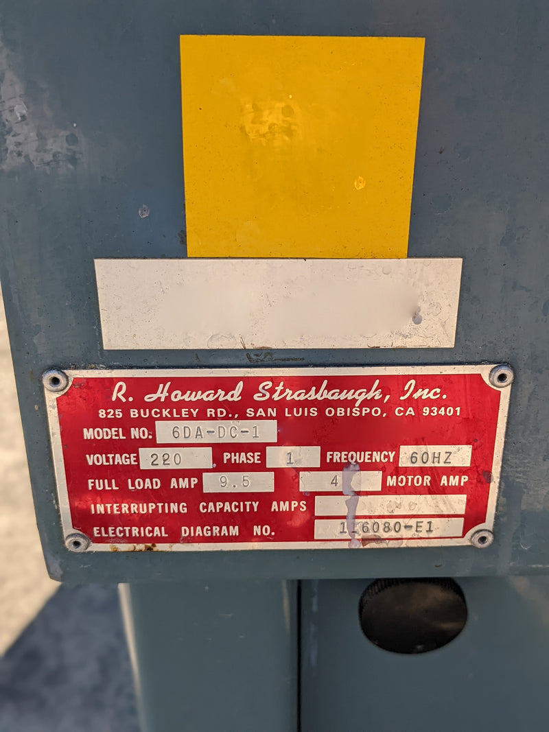 Strasbaugh 6 DA DC Polisher