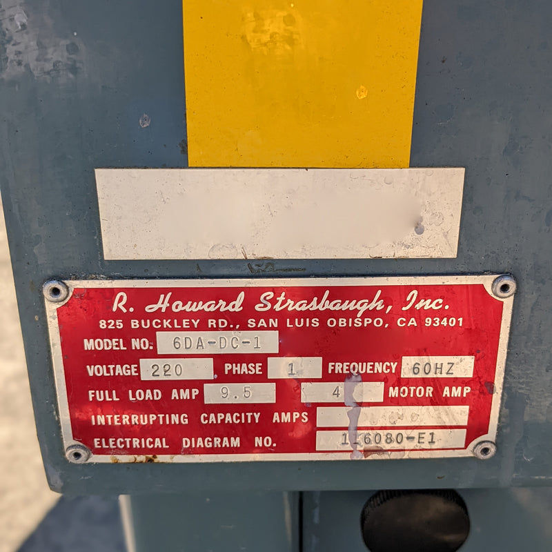 Strasbaugh 6 DA DC Polisher