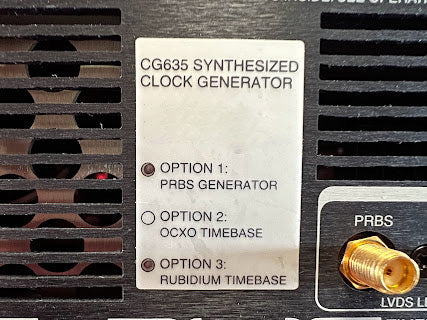 Stanford Research Systems (SRS) CG 635 Synthesized Clock Generator