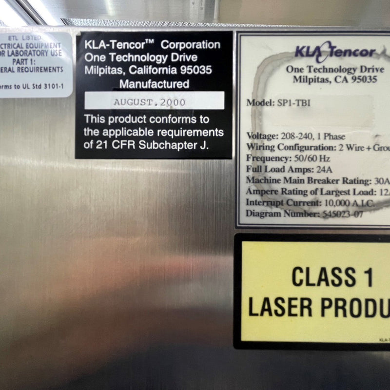 KLA Surfscan SP 1 TBI Particle Defect System