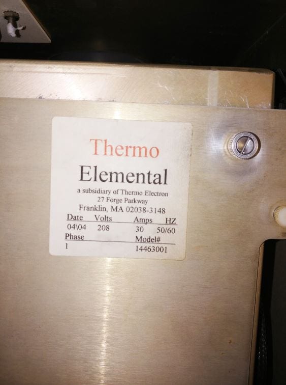 Thermo Electron IRIS Intrepid II XSP ICP (Inductively Coupled Plasma)
