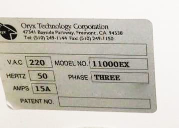 Oryx 11000 EX