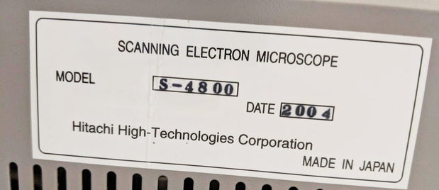 Hitachi S 4800 II SEM (Scanning Electron Microscope)