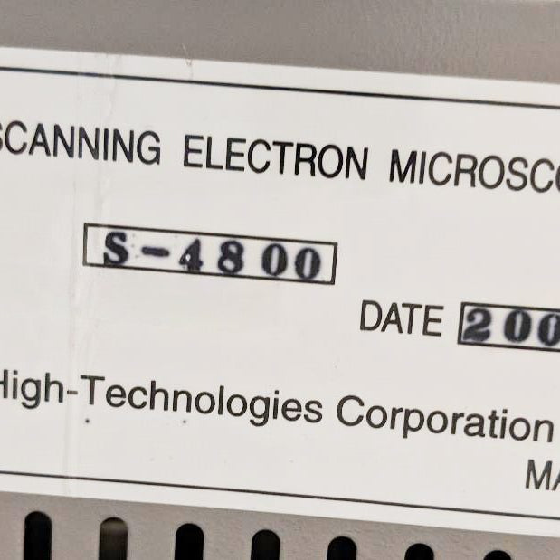 Hitachi S 4800 II SEM (Scanning Electron Microscope)