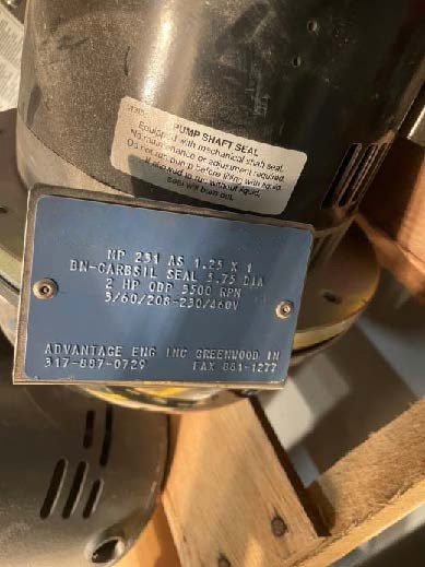 Marathon Electric Stainless Steel Portable Chiller Pump