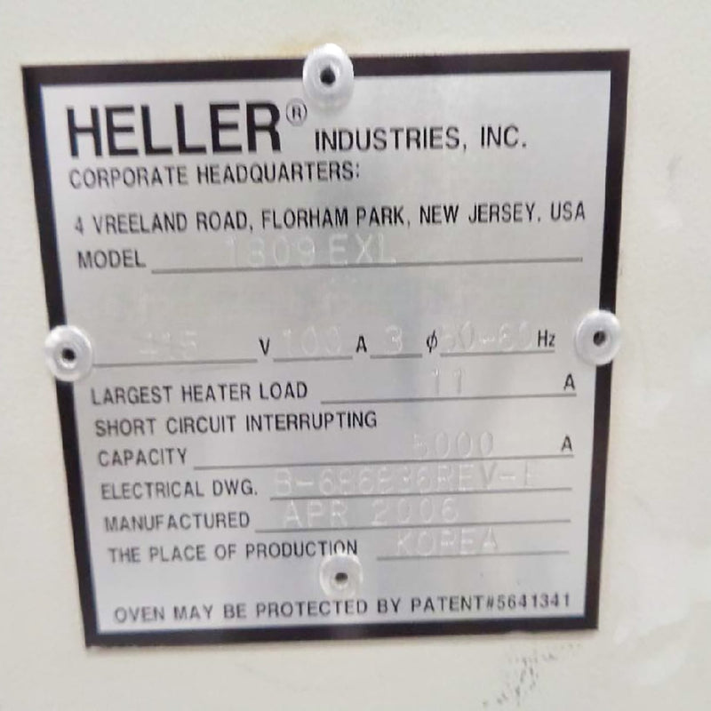 Heller 1809 EXL Reflow