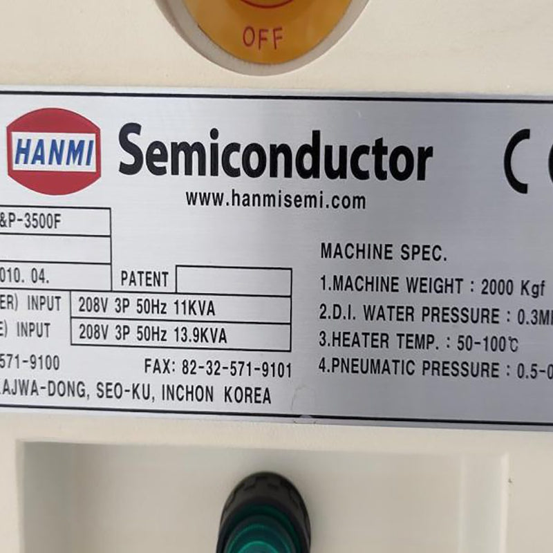 Hanmi 3500 F Sawing & Placement