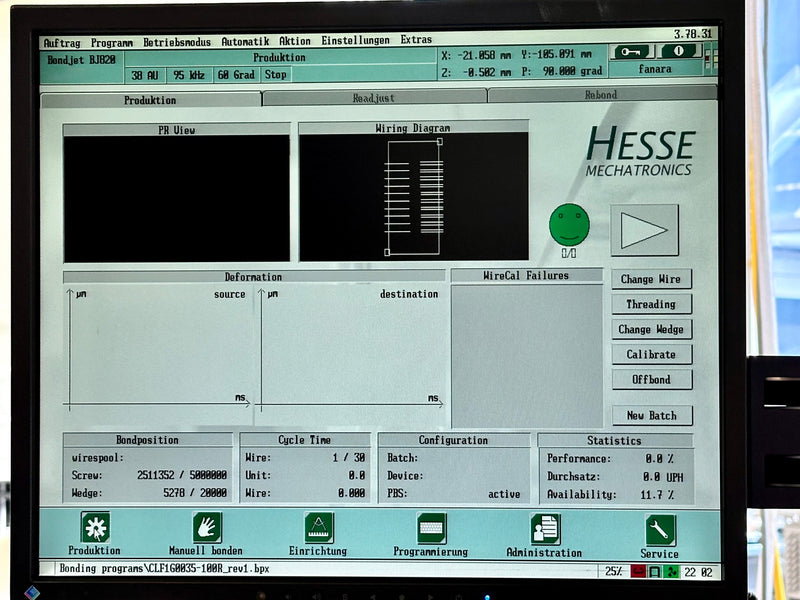 Hesse & Knipps (H&K) Bondjet 820 Wire Wedge Bonder