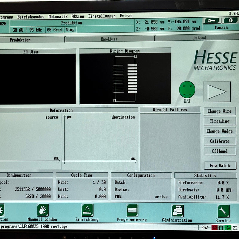 Hesse & Knipps (H&K) Bondjet 820 Wire Wedge Bonder