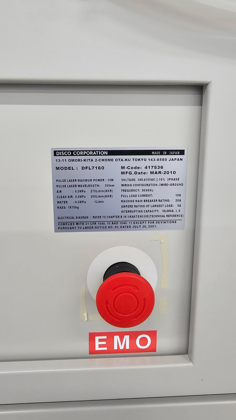 Disco DFL 7160 Automatic Laser Saw