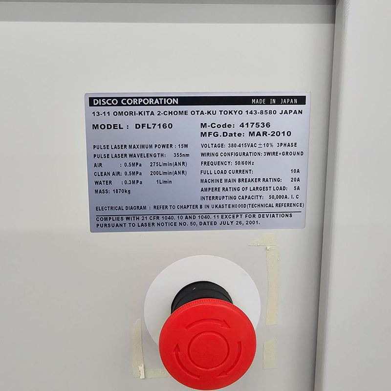 Disco DFL 7160 Automatic Laser Saw