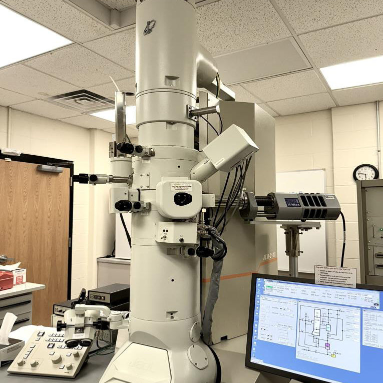 Jeol JEM 2100 TEM (Transmission Electron Microscope)