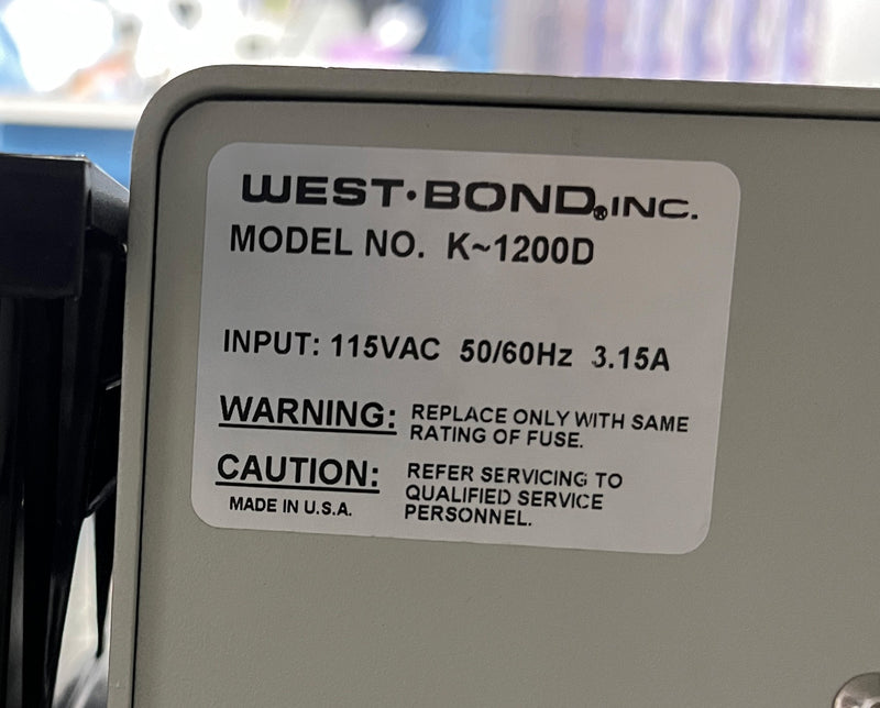WestBond 10490 Wire Bonder
