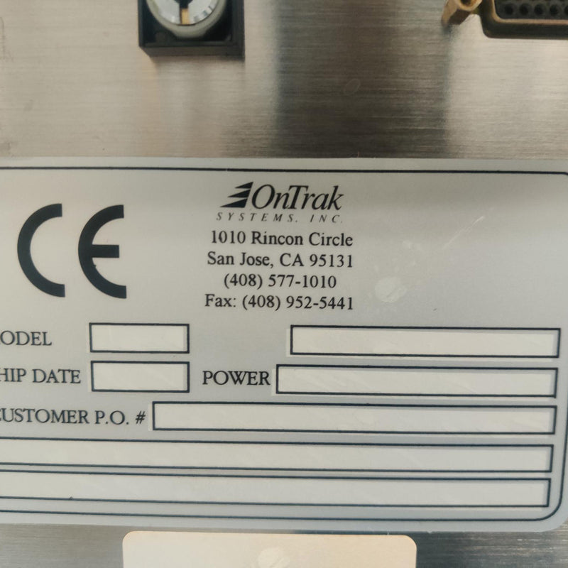 Ontrak DSS 200 Post CMP Scrubber (Chemical Mechanical Polisher)