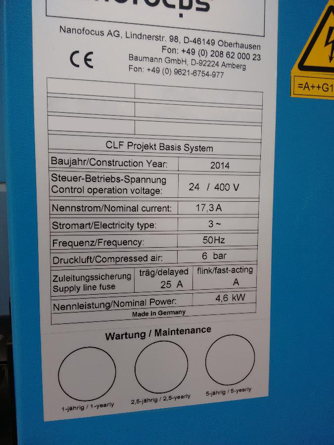 Nanofocus Usprint 3D Inspection System