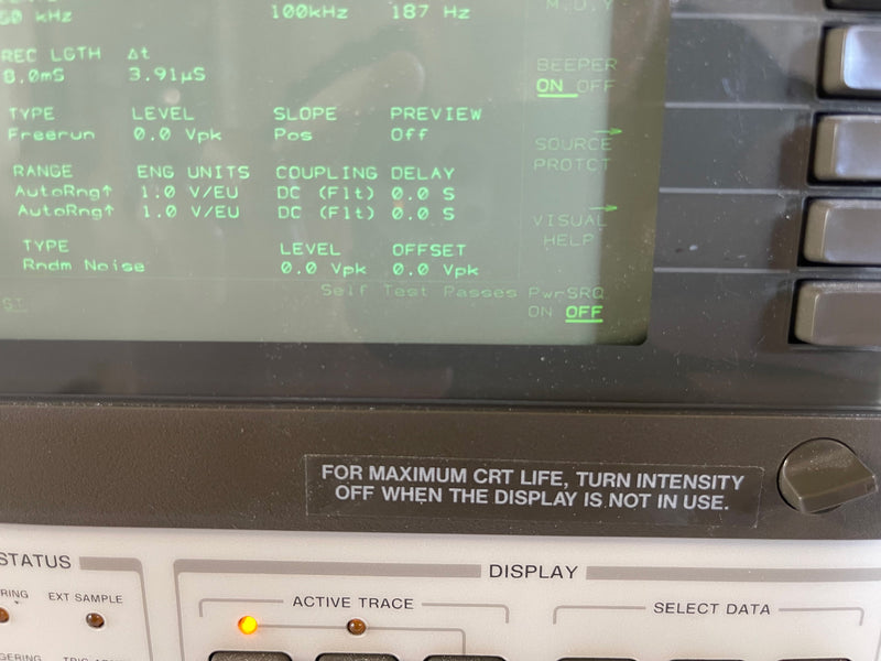 Agilent 3563 A Control Systems Analyzer