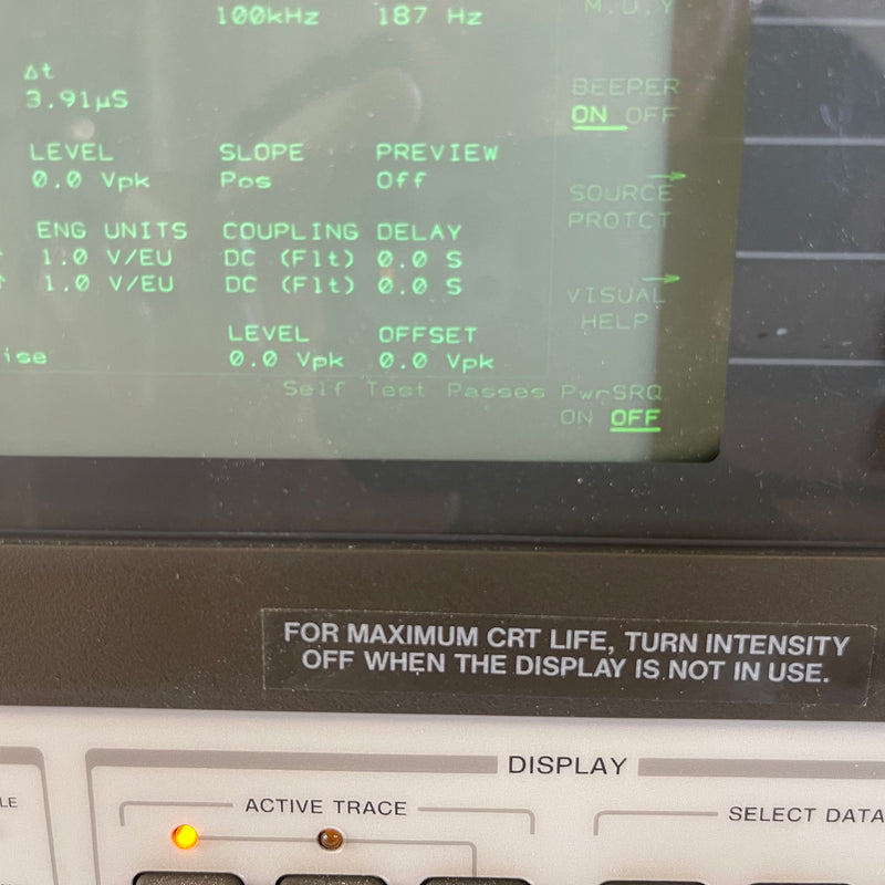 Agilent 3563 A Control Systems Analyzer