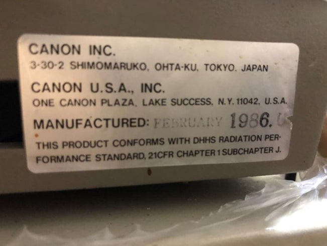 Canon PLA 600 FA Mask Aligner