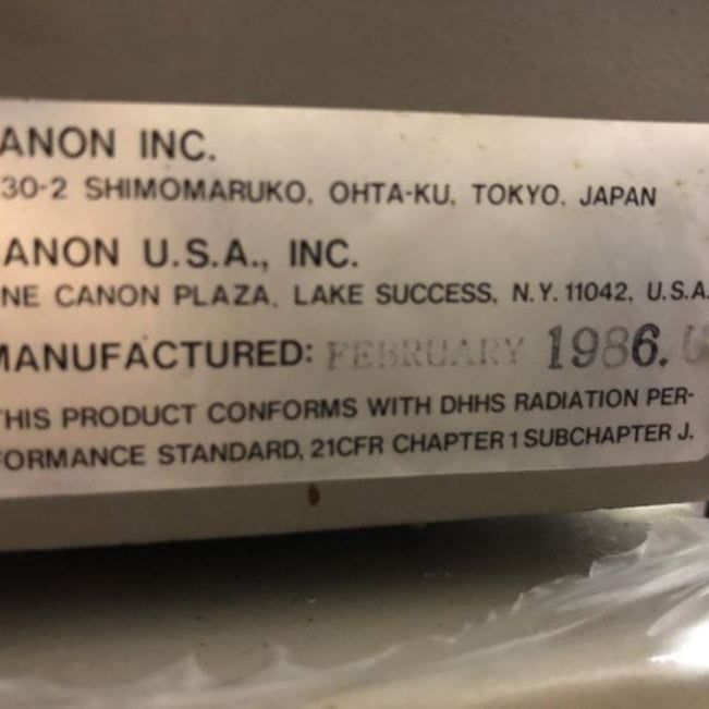 Canon PLA 600 FA Mask Aligner