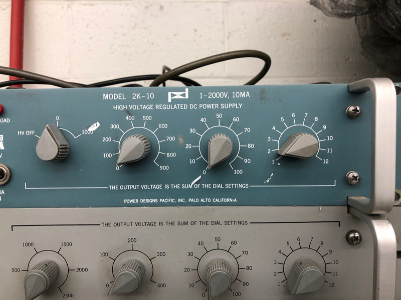 Power Design 2 K 10 High Voltage Power Supply