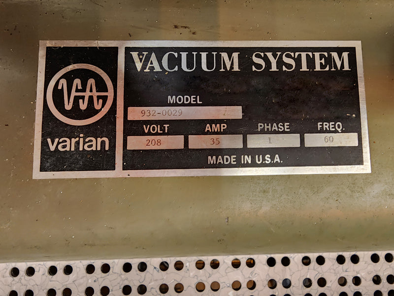 Varian Thermal Evaporator