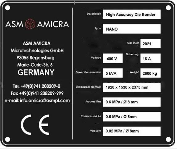 ASM Nano Die Bonder